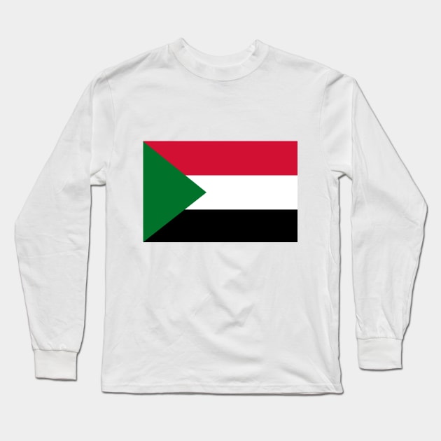 Sudan Long Sleeve T-Shirt by Wickedcartoons